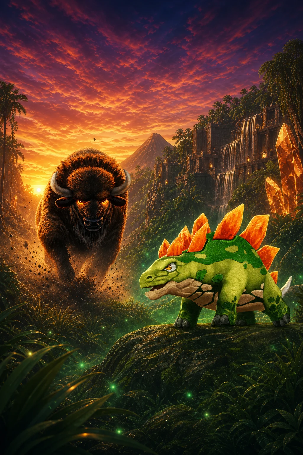 Expressive animal game characters in a lush world