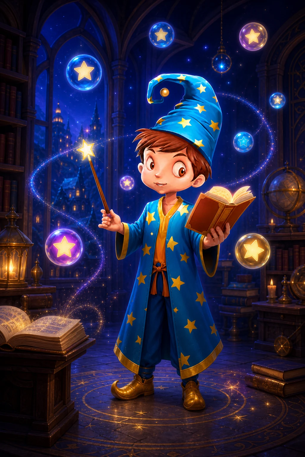 The Magical Keno wizard in a richly enchanted game world